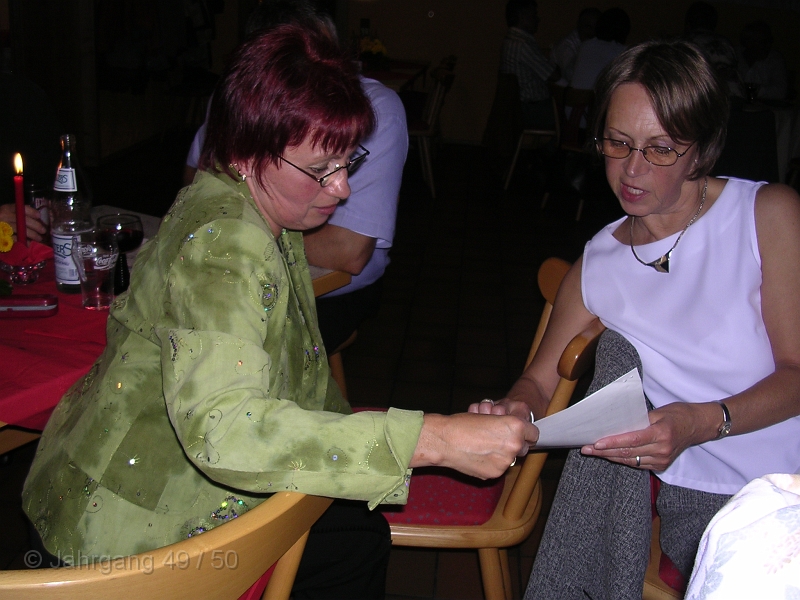 feier2005.JPG - Judith Kohnert (Kammerlander) - Doris Kampfmann (Trapp)